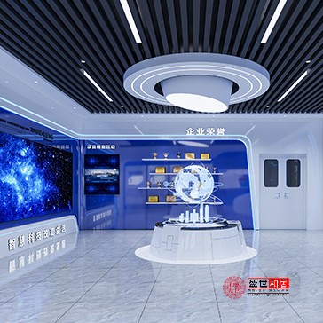 合肥北城企業(yè)展廳設(shè)計(jì)裝修全景效果圖